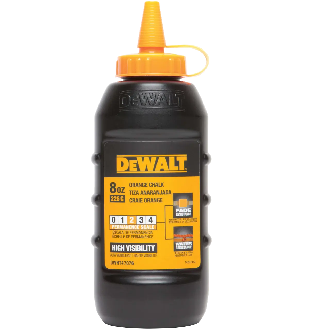 8 Oz Chalk - Orange High Visibility