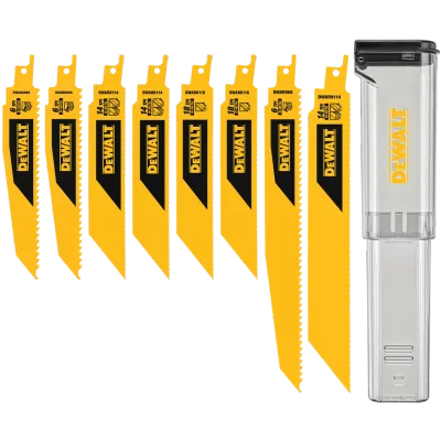 8-PC. BI-metal reciprocating saw blade kit