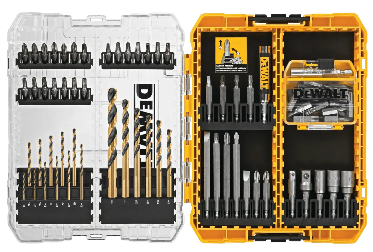 80-Piece Drilling and Driving Bit Set with Toughcase+