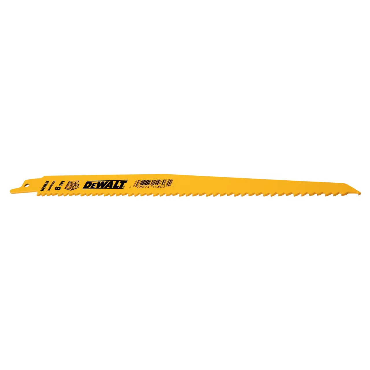 9-IN. 6 TPI taper BI-metal reciprocating blade (5 pk)
