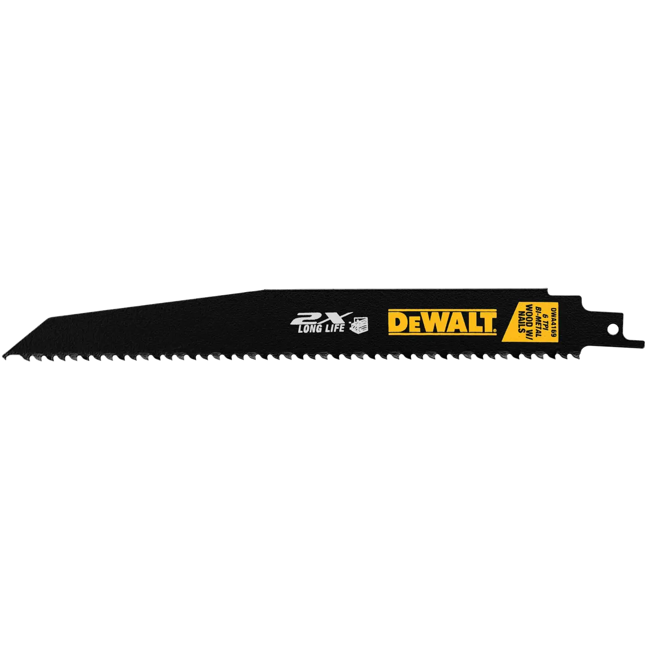 9-Inch 6TPI 2X Reciprocating Saw Blade (5-Pack)