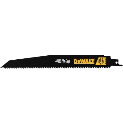 9-Inch 6TPI 2X Reciprocating Saw Blade (5-Pack)