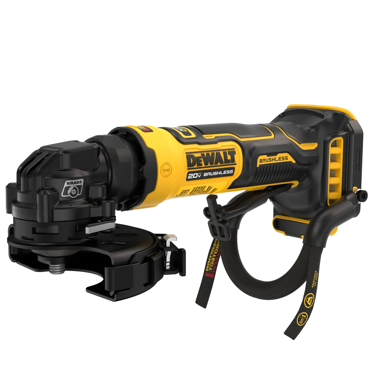 ATOMIC™ 20V MAX* 4 In. Angle Grinder with Lanyard Ready Attachment Point