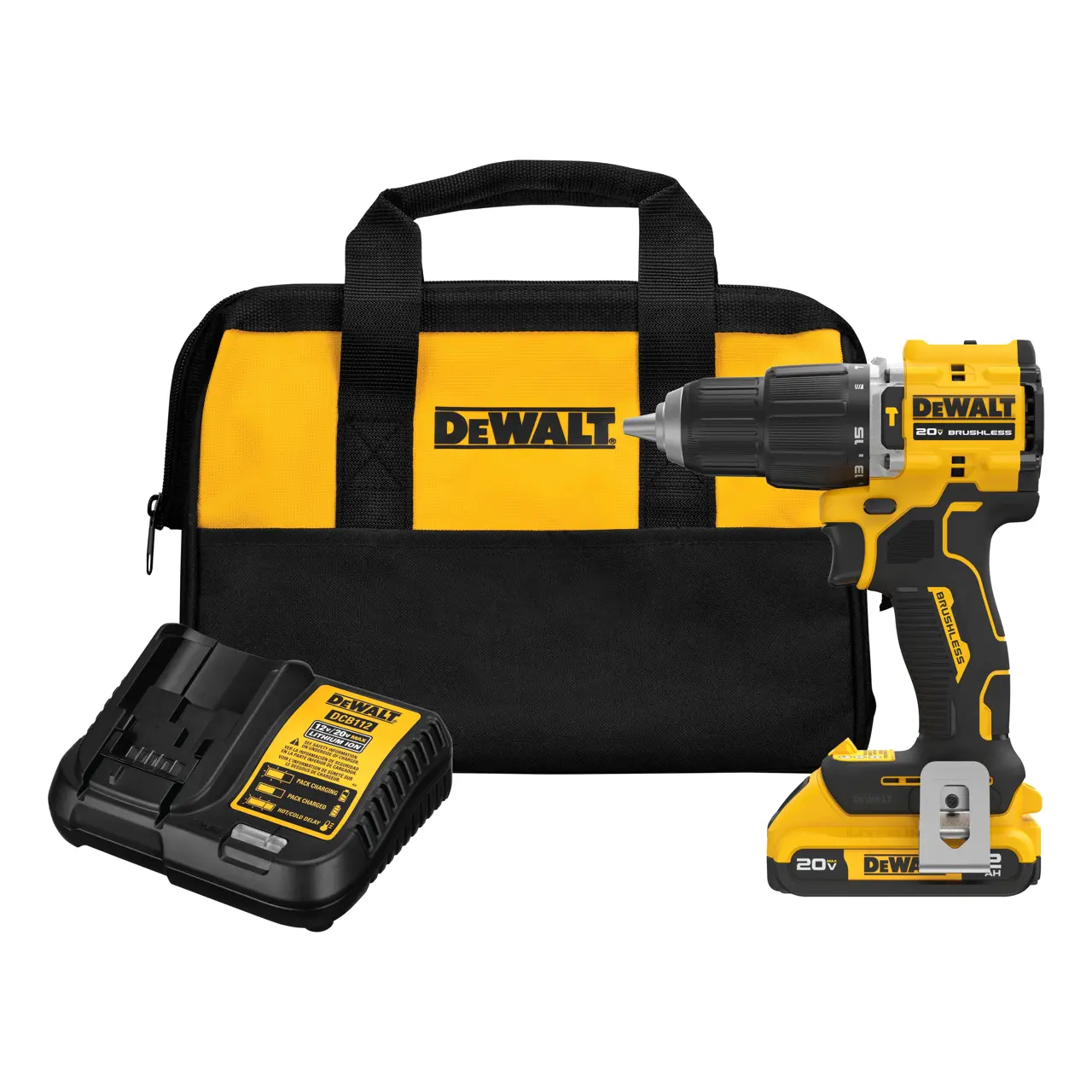 ATOMIC™ Compact Series 20V MAX* Brushless Cordless 1/2-IN. Hammer Drill Kit