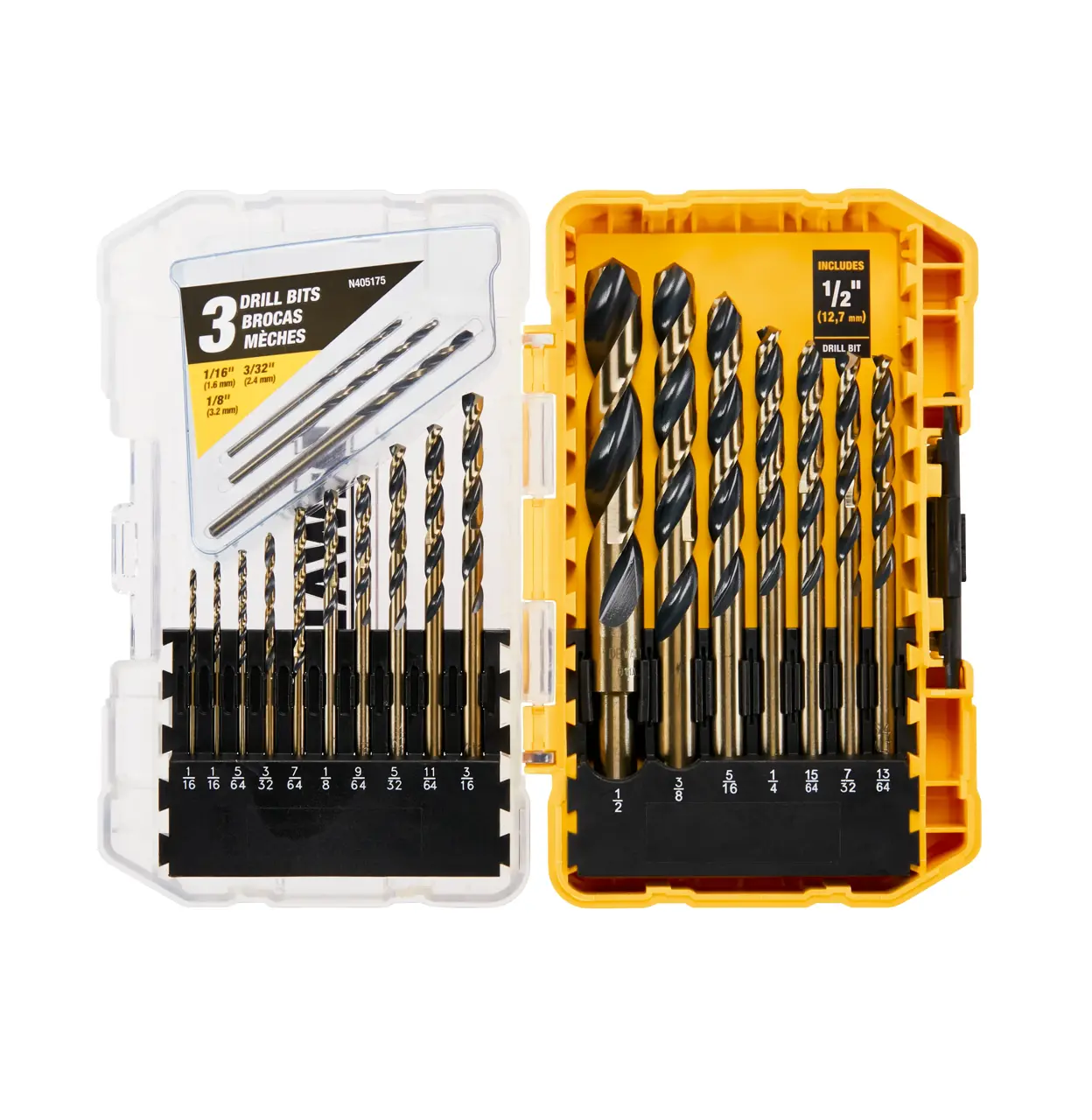 Black and Gold Drill Bit Sets