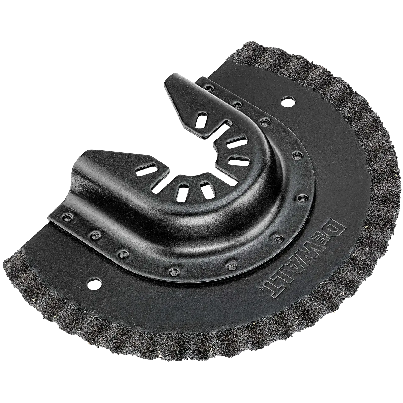 Carbide Grit Semi-Circle Fast Grout Removal Oscillating Tool Blade