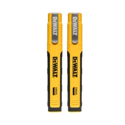 Chisel Tip Jobsite Ink Marker 2-Pack Carded, Black & Red