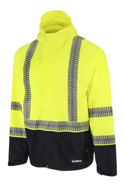 Class 3 Ripstop Wind and Rain Jacket - Hi-Vis Green - Size 2X