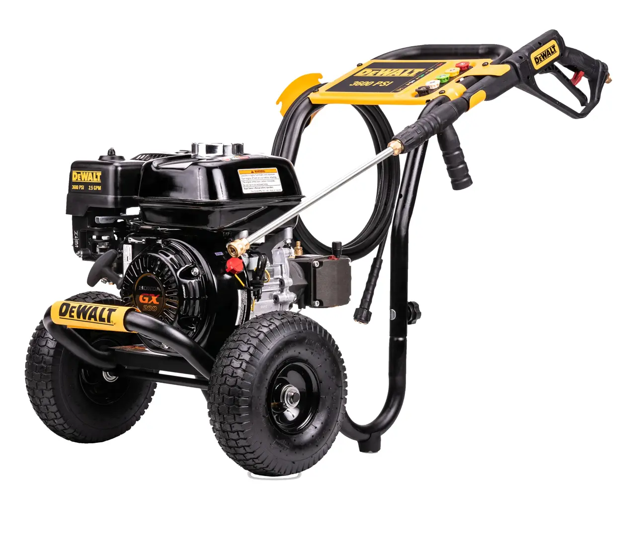 Cold Water Gas Pressure Washer Powered by Honda with Triplex Pump (3600 Psi at 2.5 Gpm)