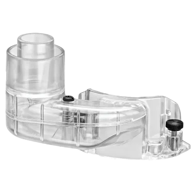 Compact Router Dust Collection Adapter for Fixed Base