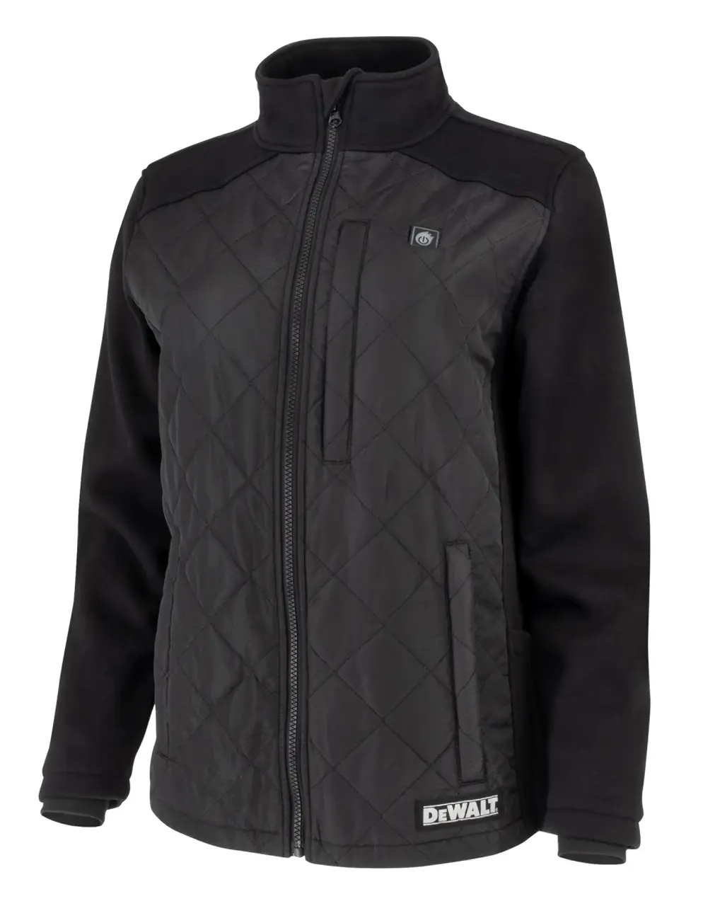 DCHJ102BD1 Women'S Heated Hybrid Jacket - Black - Size L - Kitted