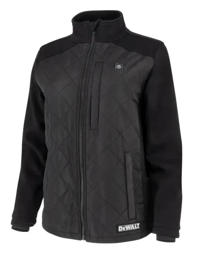 DCHJ102BD1 Women'S Heated Hybrid Jacket - Black - Size L - Kitted