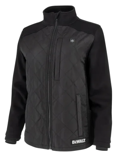 DCHJ102BD1 Women'S Heated Hybrid Jacket - Black - Size S - Kitted