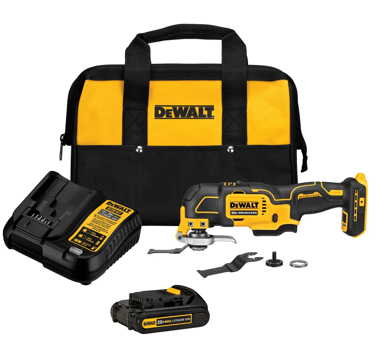 DEWALT® 20V MAX* 3-Speed Cordless Oscillating Multi-Tool Kit
