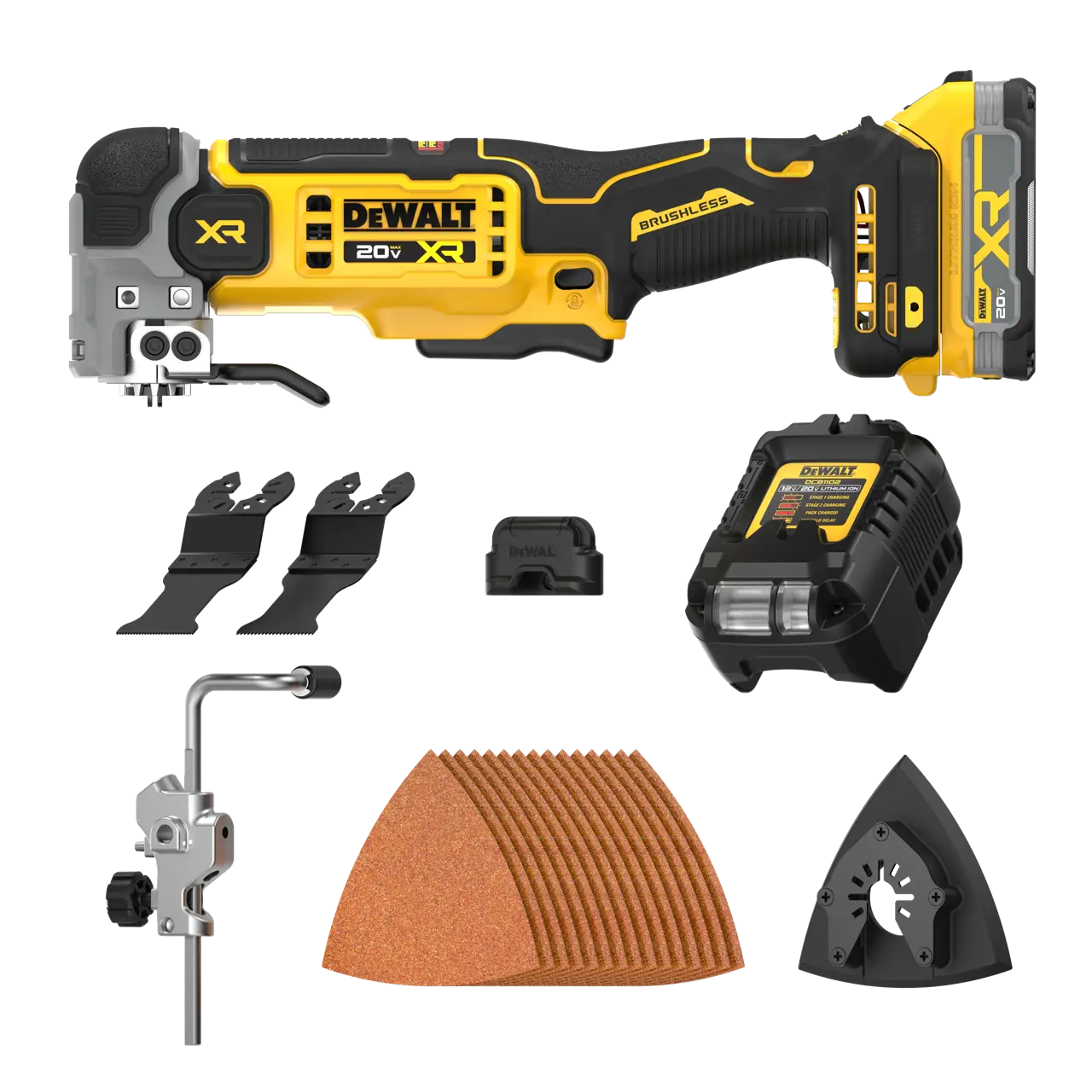 DEWALT® 20V MAX* XR® Oscillating Multi-tool 1.7AH Kit