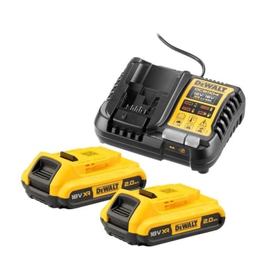 DeWalt DCB1104D2-QW Battery set - 18V, 2AH, 2PCS