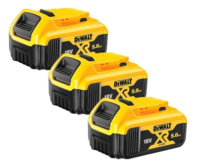 DeWalt DCB184P3 Battery set - 18V, 5AH, 3PCS