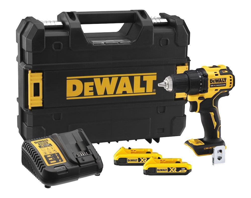 DeWalt DCD708D2T Screwdriver - 18V, 2PCS, 65Nm, 2AH