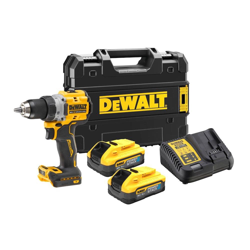 DeWalt DCD800H2T Drill - 18V, 2PCS, 90Nm, 5AH