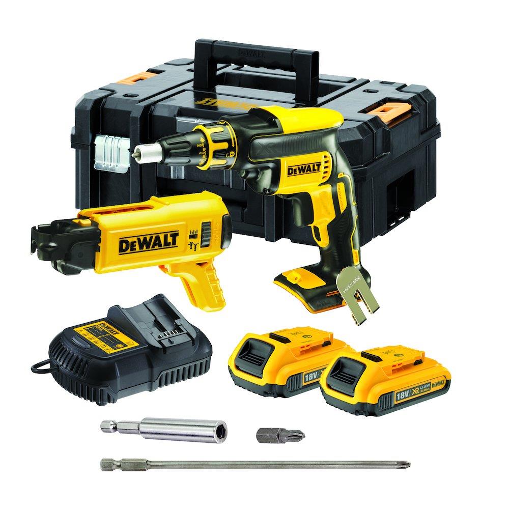 DeWalt DCF620D2K Drywall screwdriver - 18V, 2AH, 2PCS