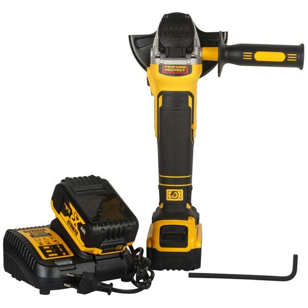 DeWalt DCG405P2 Cordless angle grinder - No, 5AH, 18V, 2PCS, 125mm