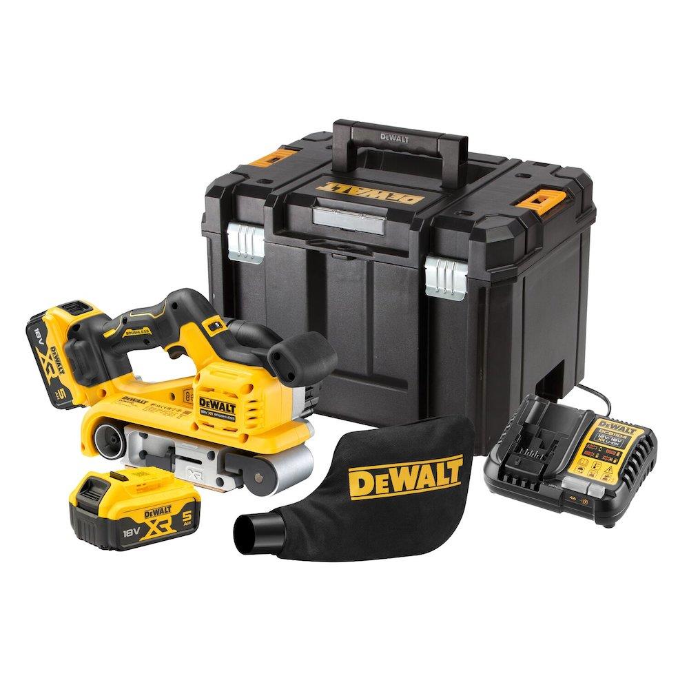 DeWalt DCW220P2-QW Belt sander - 533mm, 75mm