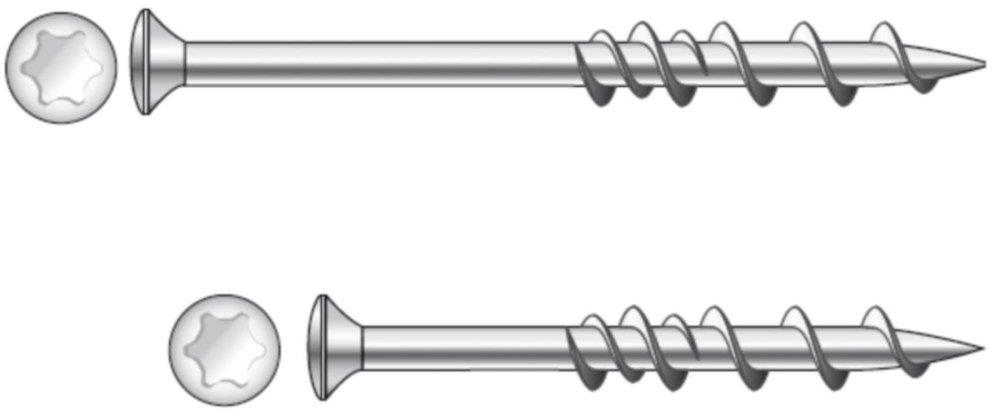 DeWalt Wall-Dog Mounting Screws el-galvanized - 6,5mm, TX25