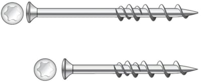 DeWalt Wall-Dog Mounting Screws el-galvanized - 6,5mm, TX25