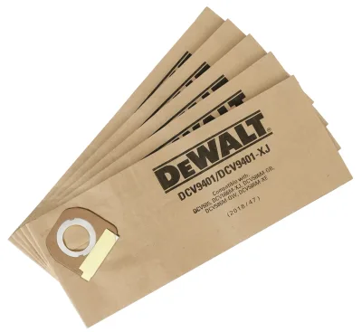 Disposable Paper Liners for DCV85 Dust Extractor (5 Pk)