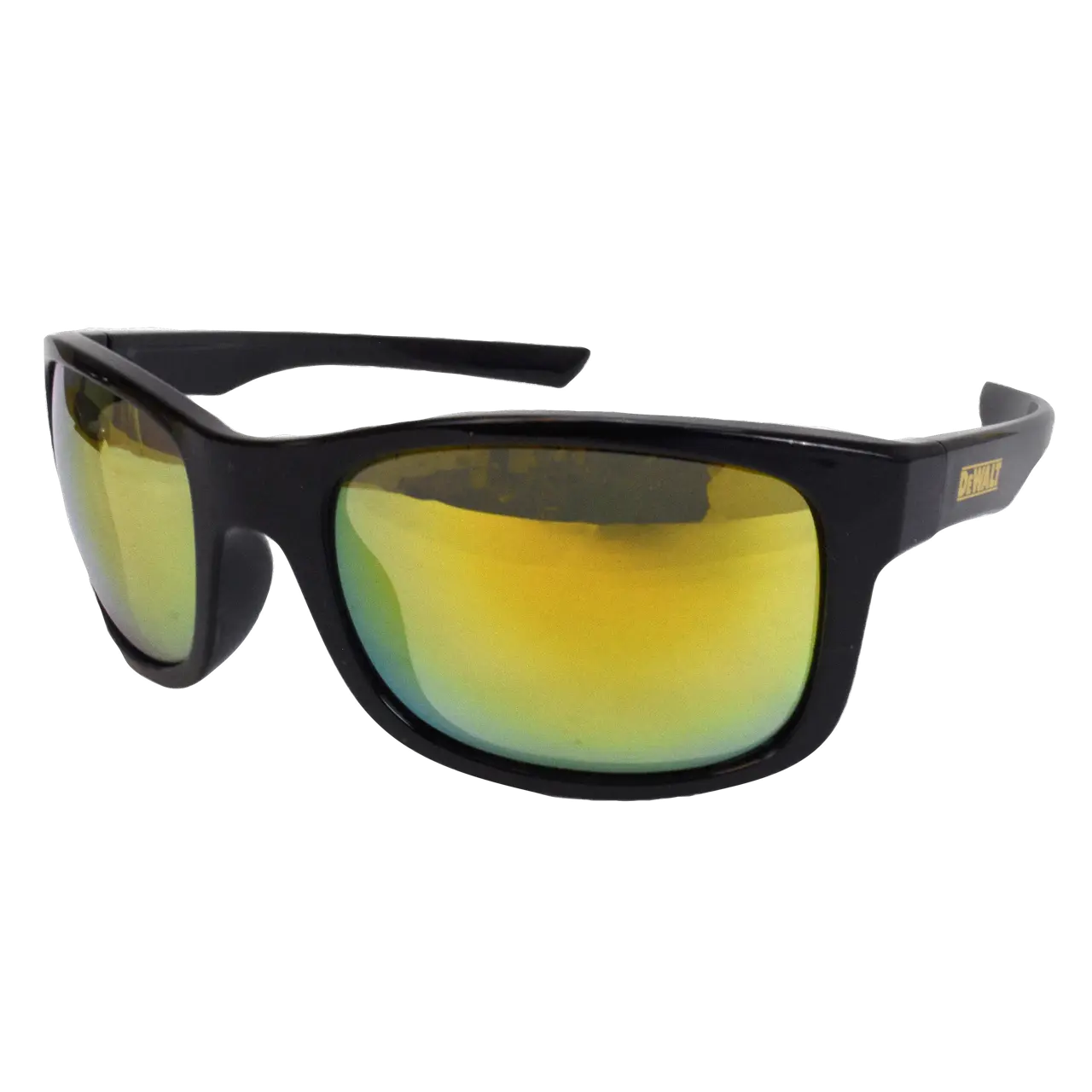 DPG107 Supervisor Protective Eyewear - Black Frame - Yellow Mirror Lens