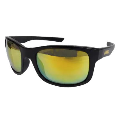DPG107 Supervisor Protective Eyewear - Black Frame - Yellow Mirror Lens