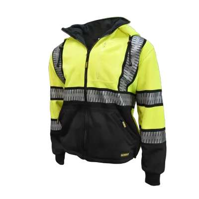 DSJ32-3 Deluxe Zip Front Class 3 Hoodie - Size 2X