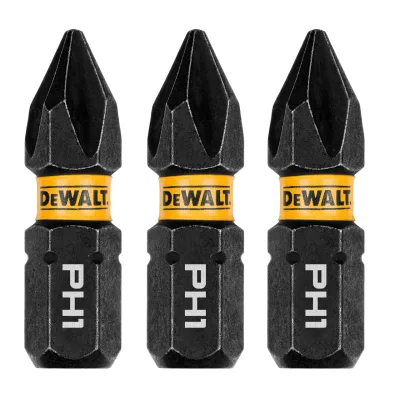 ELITE SERIES™ 1-IN. Bits for PH1 (3 Pk)