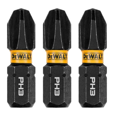 ELITE SERIES™ 1-IN. Bits for PH3 (3 Pk)