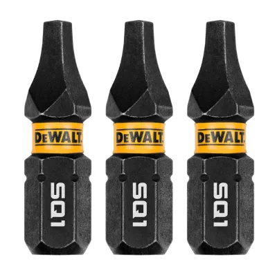ELITE SERIES™ 1-IN. Bits for SQ1 (3 Pk)