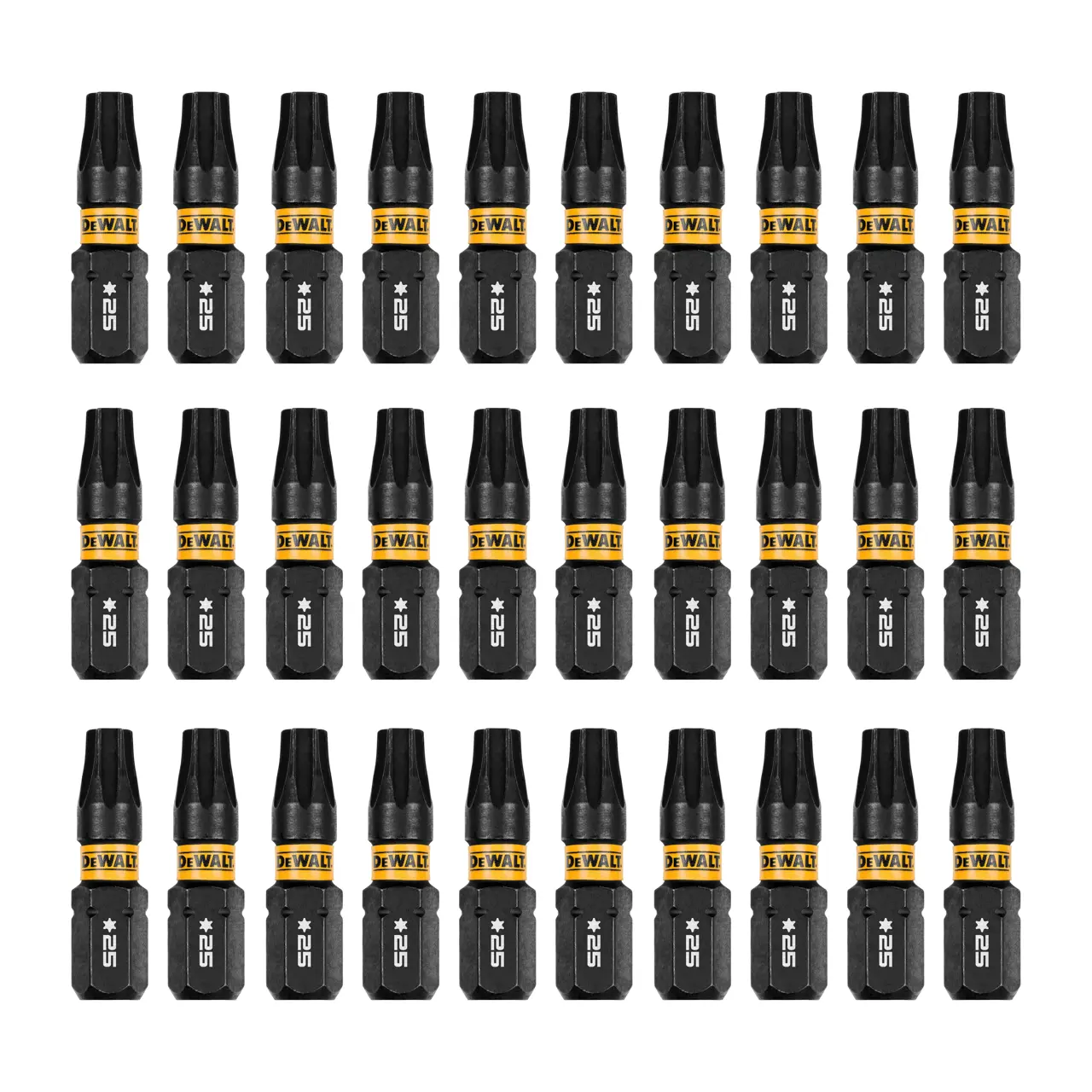 ELITE SERIES™ 1-IN. Bits for T25 with Case (30 Pk)