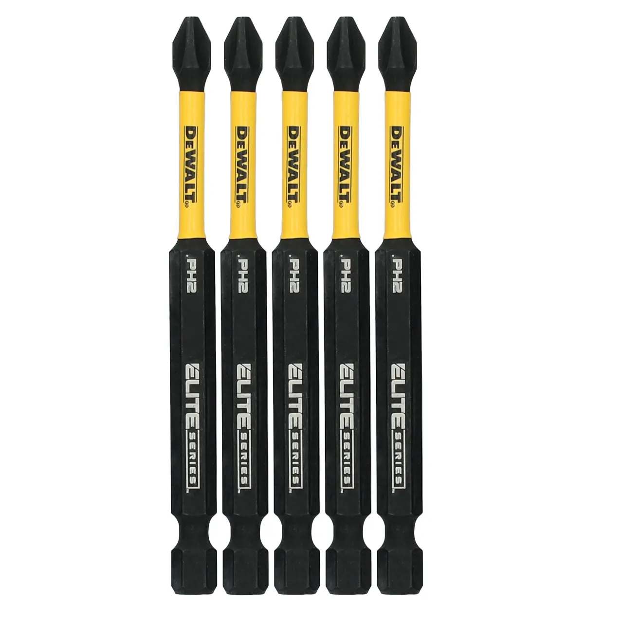 ELITE SERIES™ 3-1/2-IN. Bits for PH2 (5 Pk)