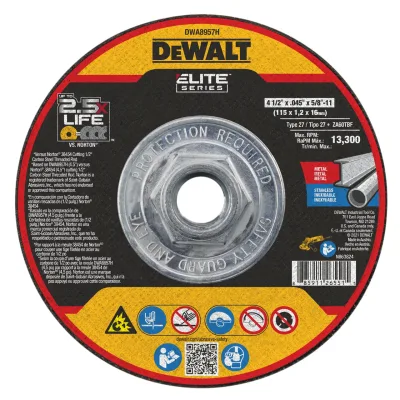 ELITE SERIES™ 4-1/2-IN. X .045-IN. X 5/8-IN.-11 T27 Ceramic Cut-Off Wheel