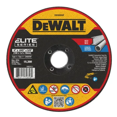 ELITE SERIES™ 4-IN. X .045-IN. X 5/8-IN. T1 ceramic cut-off wheel