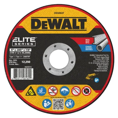 ELITE SERIES™ 5-IN. X .045-IN. X 7/8-IN. T1 Ceramic Cut-Off Wheel