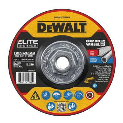 ELITE SERIES™ 5-IN. X 3/32-IN. X 5/8-IN.-11 T27 Combo Wheels