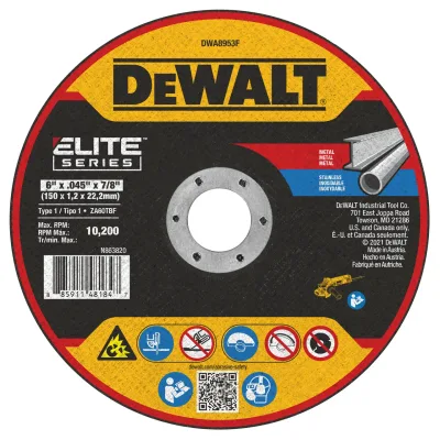ELITE SERIES™ 6-IN. X .045-IN. X 7/8-IN. T1 Ceramic Cut-Off Wheel