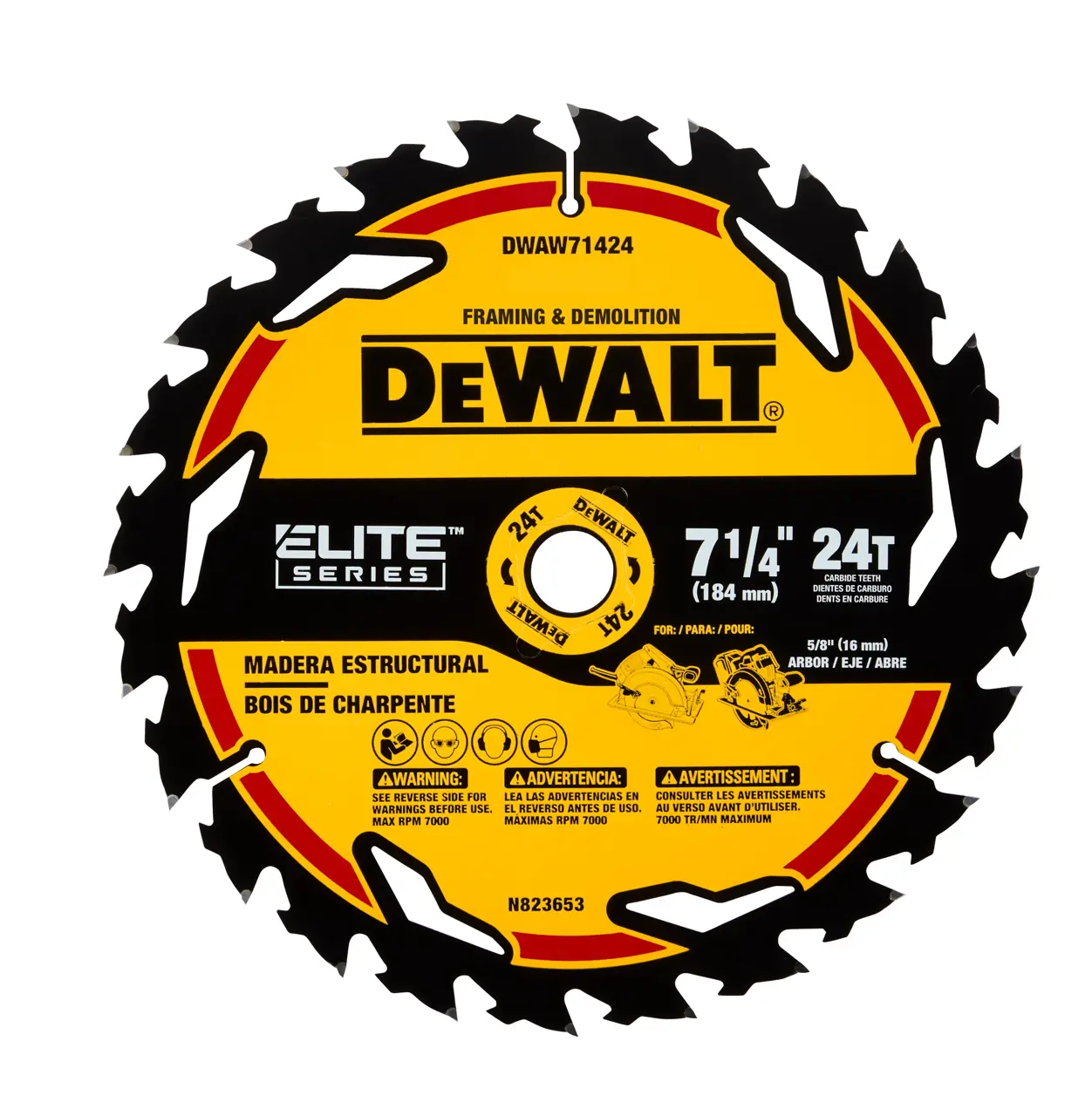 ELITE SERIES™ 7-1/4-IN. 24T Circular Saw Blade
