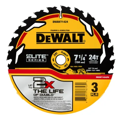 ELITE SERIES™ 7-1/4-IN. Circular Saw Blade 3-Pack (24 Tooth)