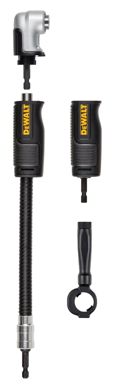 FLEXTORQ® Right Angle Drill Adaptor, FLEXTORQ®, 4-IN-1 System, Compact, Straight Flexible Shaft, 12-IN.
