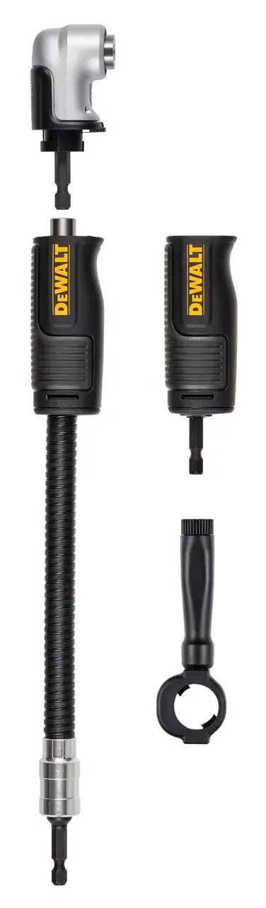 FLEXTORQ® Right Angle Drill Adaptor, FLEXTORQ®, 4-IN-1 System, Compact, Straight Flexible Shaft, 12-IN.