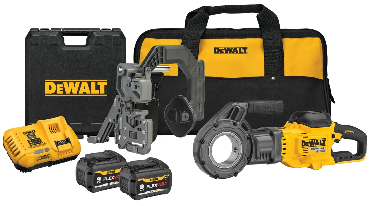 Flexvolt 60V MAX** cordless pipe threader kit