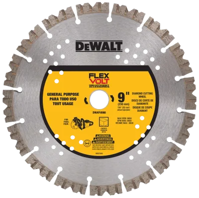 Flexvolt diamond cutting wheel