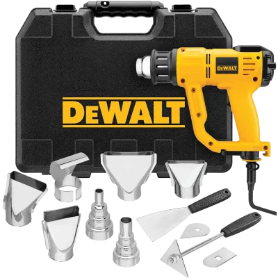 Heat gun kit with LCD display