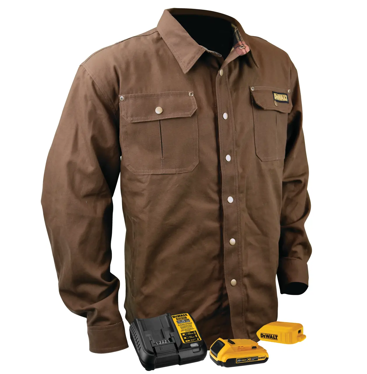 DEWALT Heavy duty heated shirt jacket kit DCHJ081TD1-XL